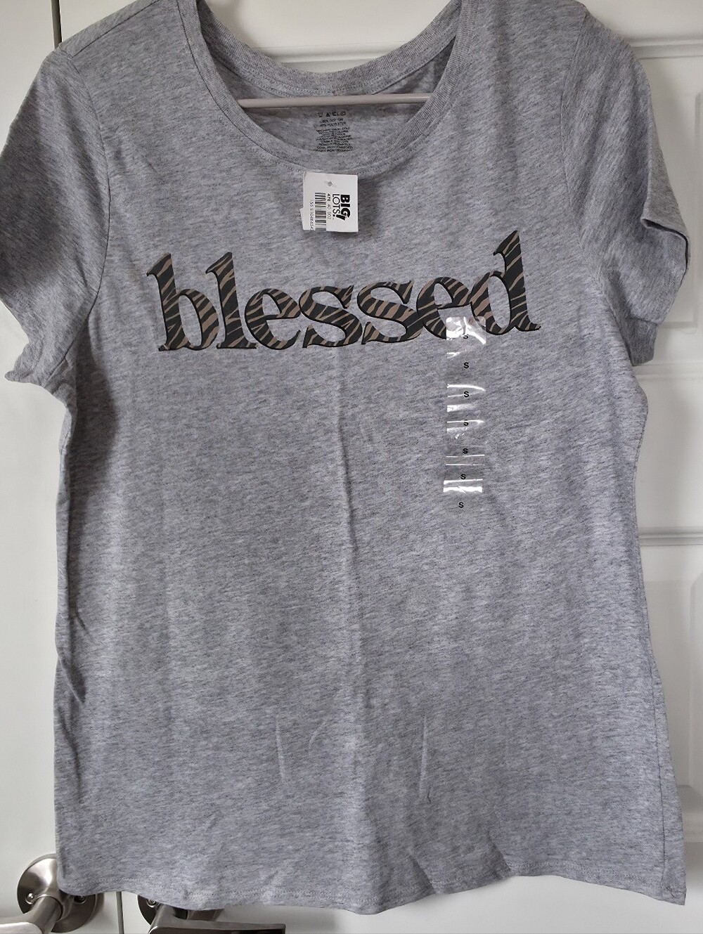 Blessed Graphic Tee - Gray -